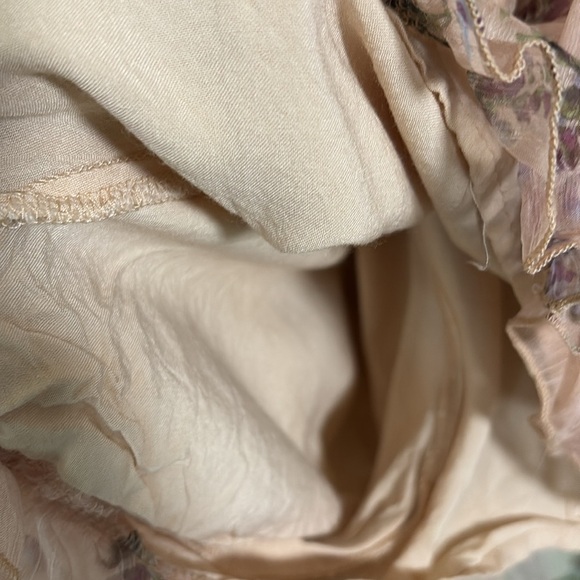 Allison New York One Shoulder Floral Romper ruffle one-piece coquette romantic M - Picture 10 of 12